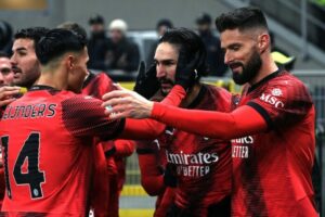 Il Milan batte la Roma 3-1 a San Siro