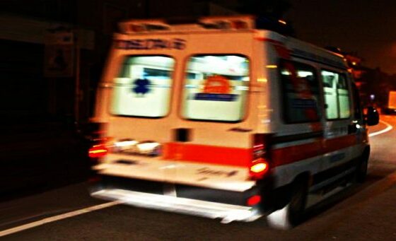 incidente ambulanza notte