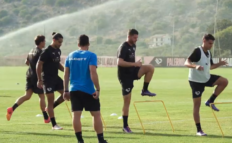 palermo calcio allenamento