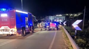 incidente carini morta carbonizzata