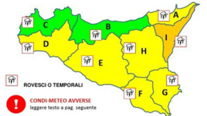 allerta gialla sicilia 8 febbraio