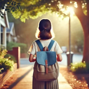 bimba va a scuola mia mamma caduta tragedia